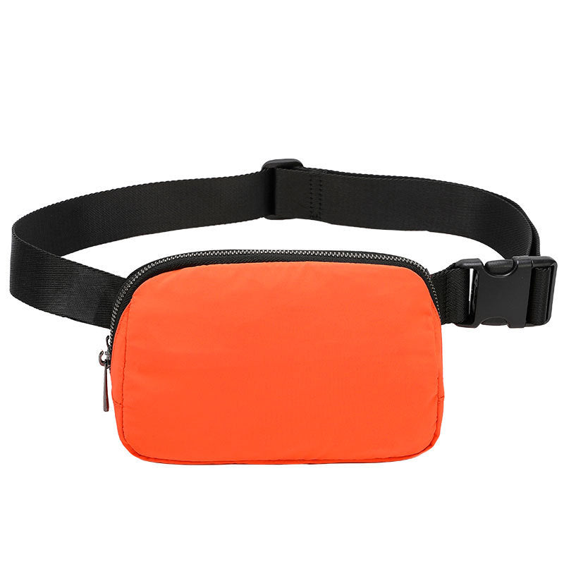 Wholesale Waist bag nylon waterproof chest bag outdoor sports running mobile phone bag versatile crossbody men and women